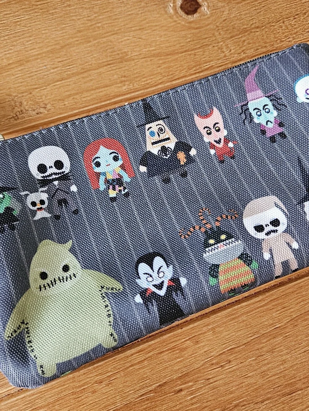 Loungefly Disney Nightmare Before Christmas Chibi Characters Cosmetic Pouch Bag
